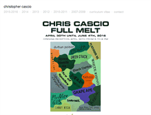 Tablet Screenshot of christophercascio.com